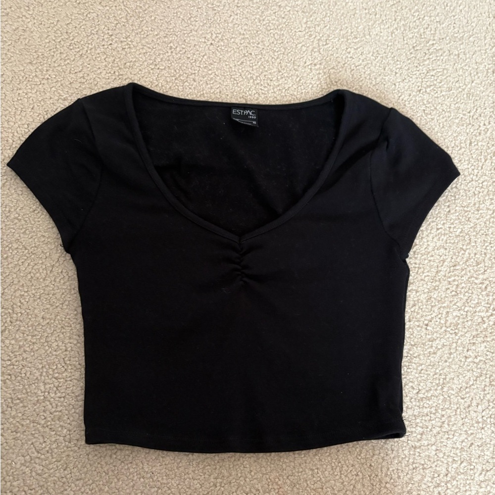 Pacsun Ruched Crop Top